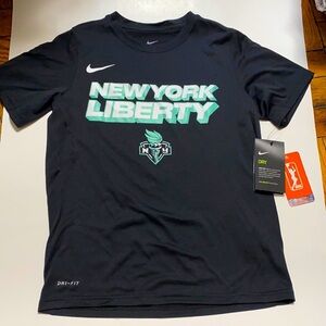 WNBA Nike NY liberty dri fit tee kids size:M